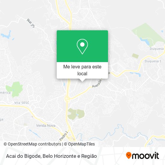 Acai do Bigode mapa