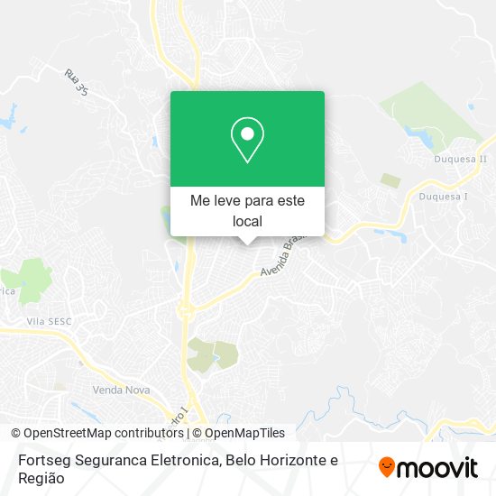 Fortseg Seguranca Eletronica mapa