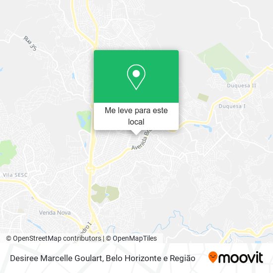 Desiree Marcelle Goulart mapa