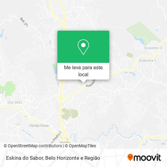 Eskina do Sabor mapa