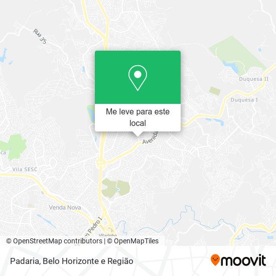 Padaria mapa