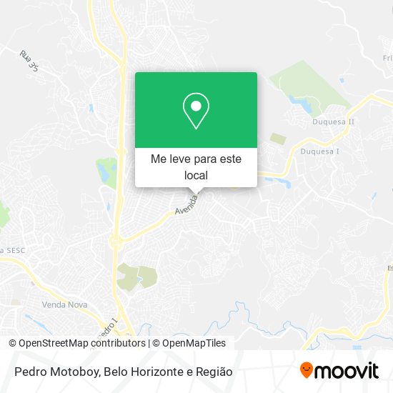 Pedro Motoboy mapa