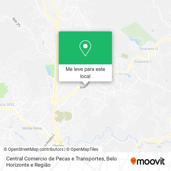 Central Comercio de Pecas e Transportes mapa