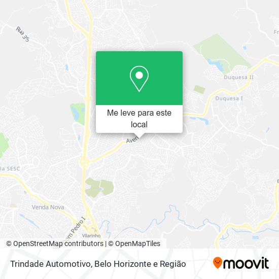 Trindade Automotivo mapa