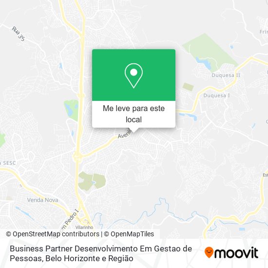 Business Partner Desenvolvimento Em Gestao de Pessoas mapa