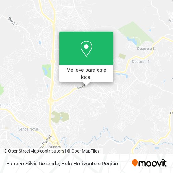 Espaco Silvia Rezende mapa