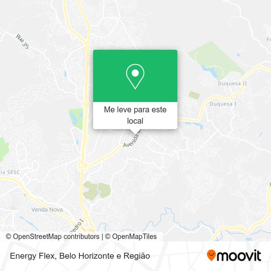 Energy Flex mapa