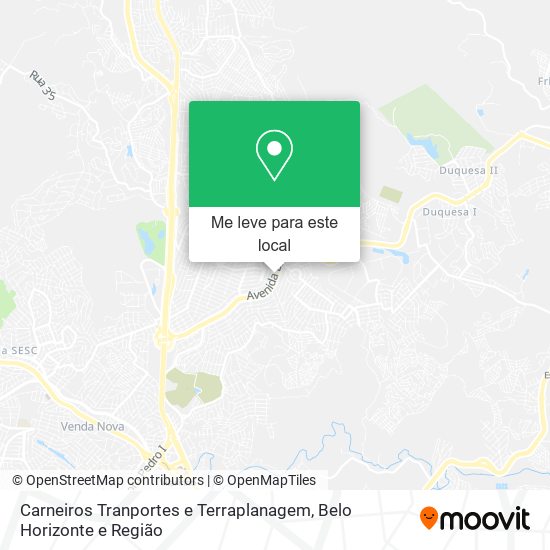 Carneiros Tranportes e Terraplanagem mapa