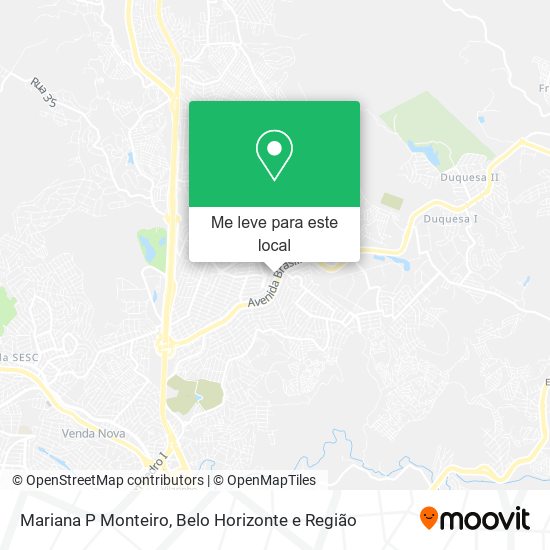 Mariana P Monteiro mapa