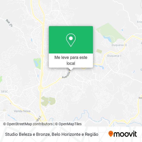 Studio Beleza e Bronze mapa