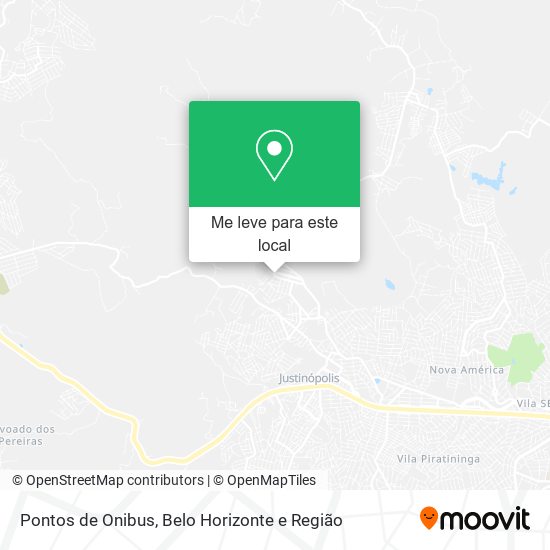 Pontos de Onibus mapa