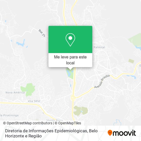 Diretoria de Informações Epidemiológicas mapa