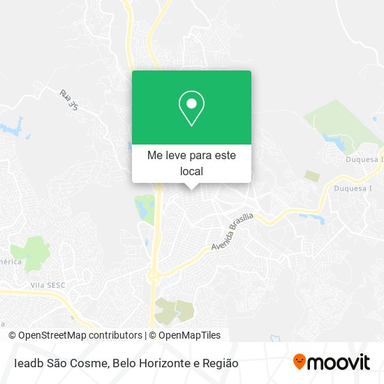 Ieadb São Cosme mapa