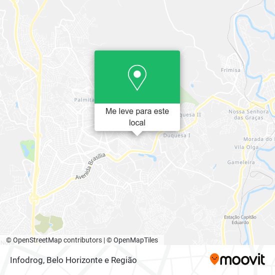 Infodrog mapa
