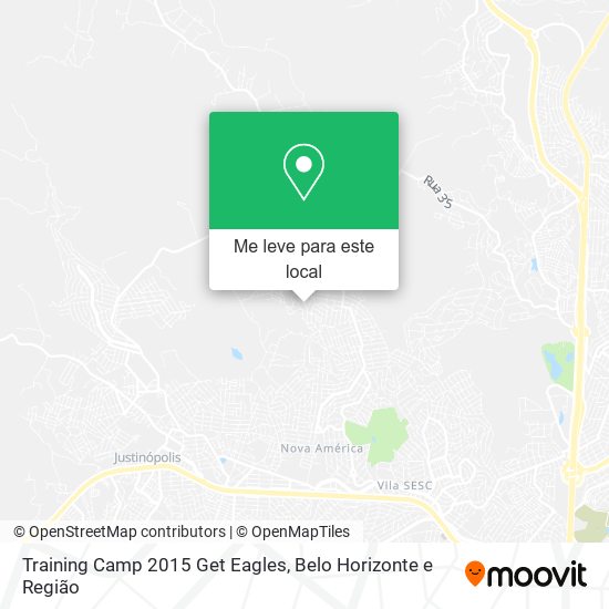 Training Camp 2015 Get Eagles mapa