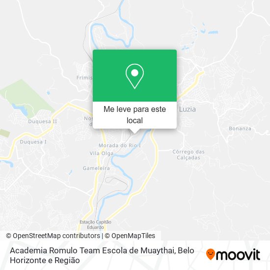 Academia Romulo Team Escola de Muaythai mapa