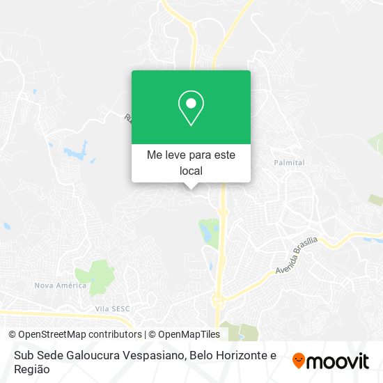 Sub Sede Galoucura Vespasiano mapa