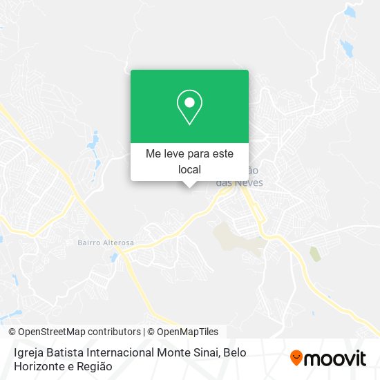 Igreja Batista Internacional Monte Sinai mapa