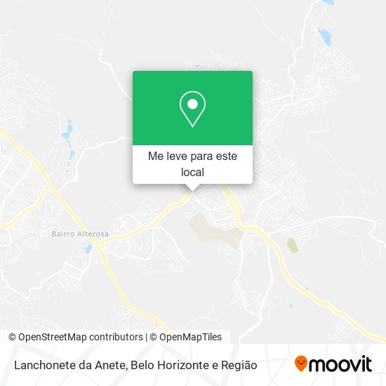 Lanchonete da Anete mapa