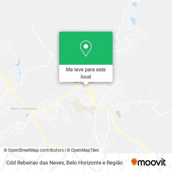 Cdd Rebeirao das Neves mapa