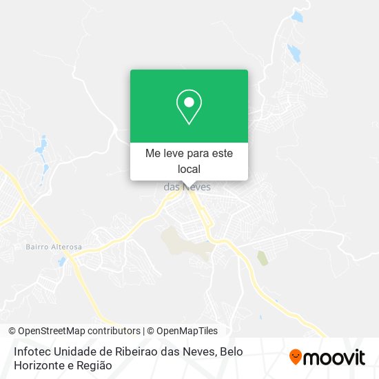 Infotec Unidade de Ribeirao das Neves mapa