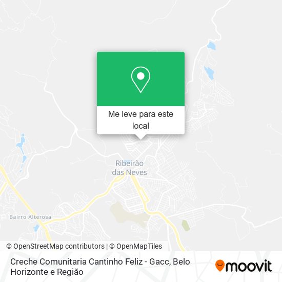 Creche Comunitaria Cantinho Feliz - Gacc mapa