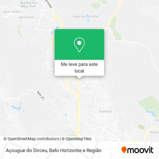 Açougue do Dirceu mapa