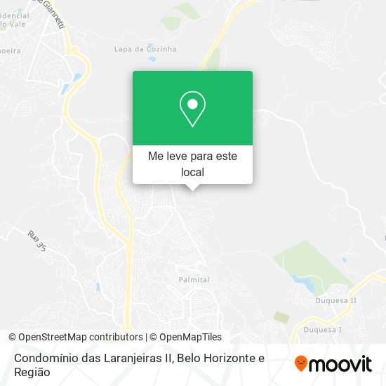 Condomínio das Laranjeiras II mapa