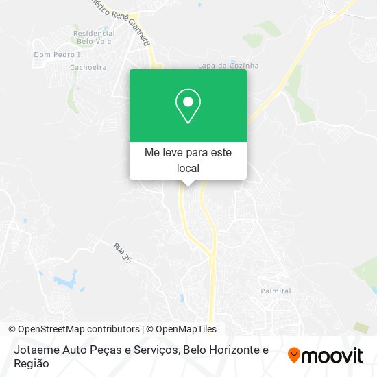 Jotaeme Auto Peças e Serviços mapa