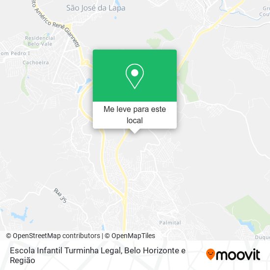 Escola Infantil Turminha Legal mapa