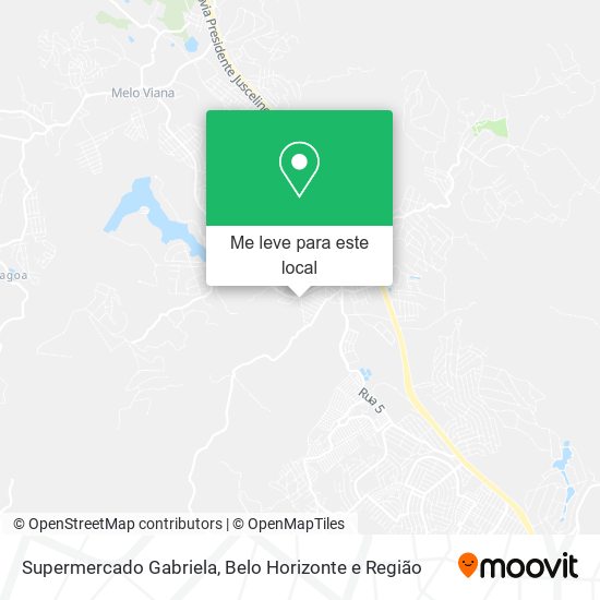 Supermercado Gabriela mapa