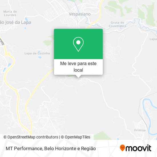 MT Performance mapa