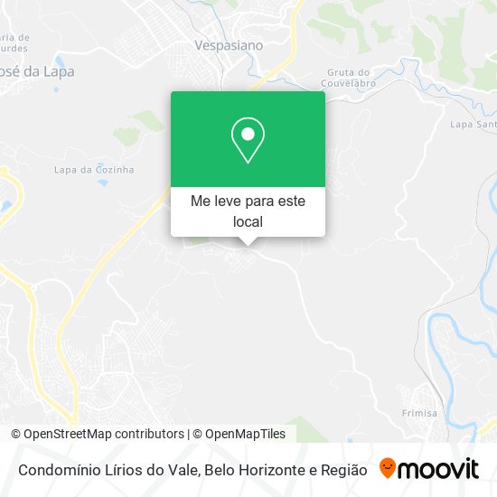 Condomínio Lírios do Vale mapa