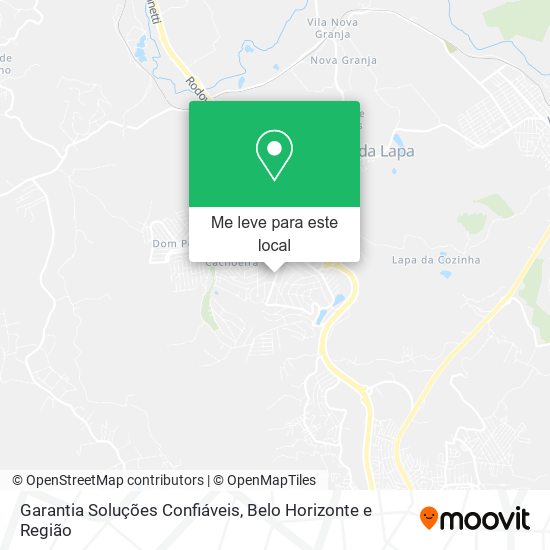 Garantia Soluções Confiáveis mapa
