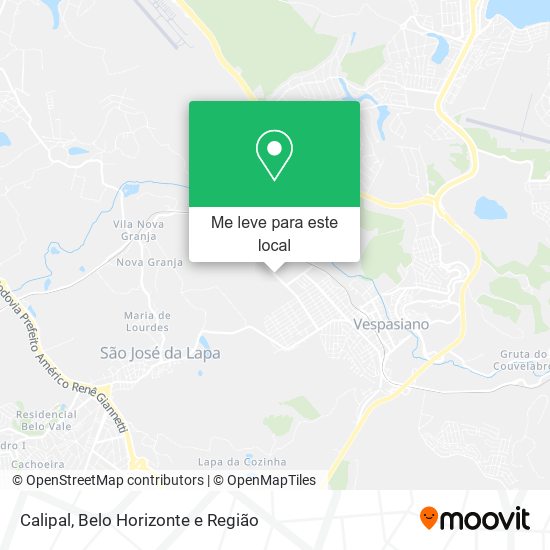 Calipal mapa