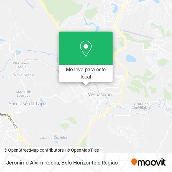 Jerônimo Alvim Rocha mapa