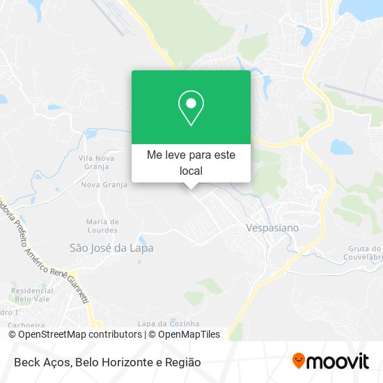 Beck Aços mapa