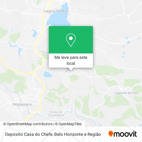 Depósito Casa do Chefe mapa