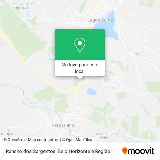 Rancho dos Sargentos mapa