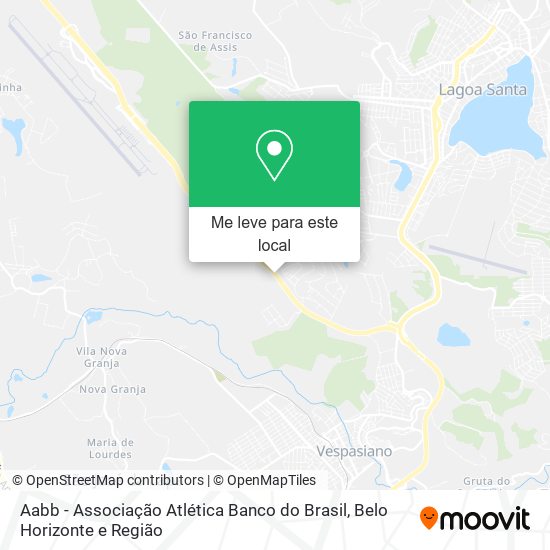 Aabb - Associação Atlética Banco do Brasil mapa