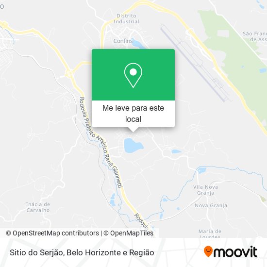 Sitio do Serjão mapa