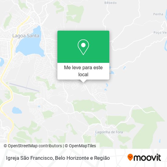Igreja São Francisco mapa