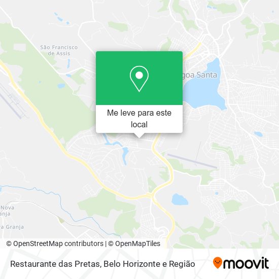 Restaurante das Pretas mapa