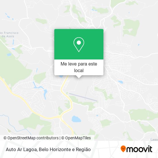 Auto Ar Lagoa mapa