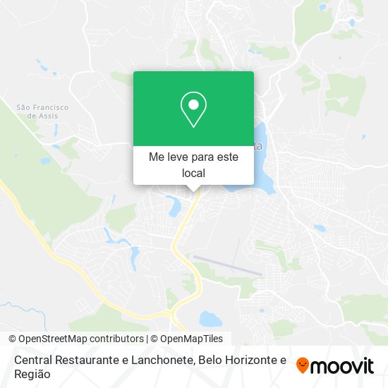 Central Restaurante e Lanchonete mapa