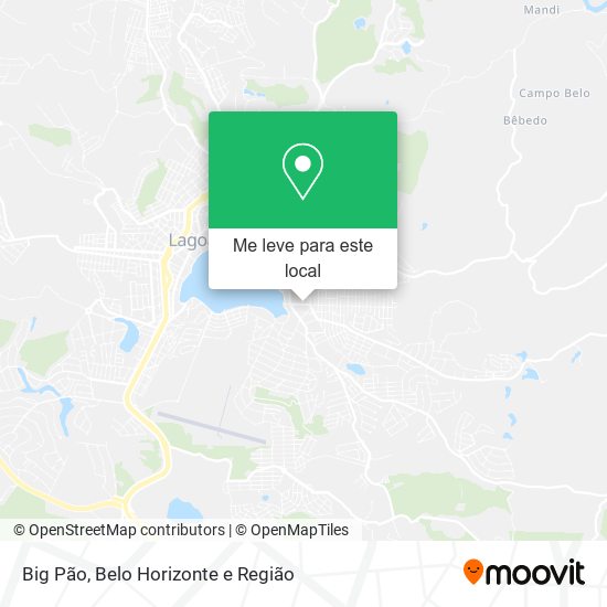 Big Pão mapa
