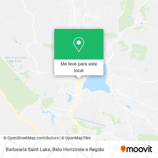 Barbearia Saint Lake mapa