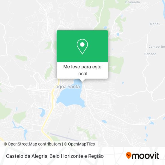 Castelo da Alegria mapa