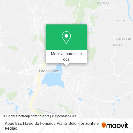 Apae Esc Flavio da Fonseca Viana mapa