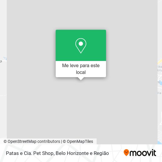 Patas e Cia. Pet Shop mapa